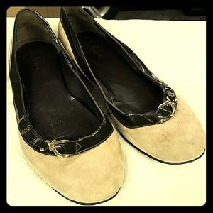 Cole Haan beige suede flats